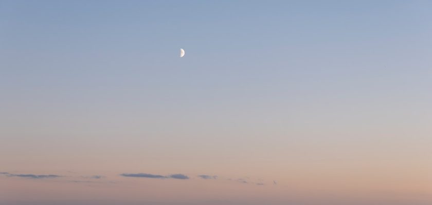 Venus and the Moon